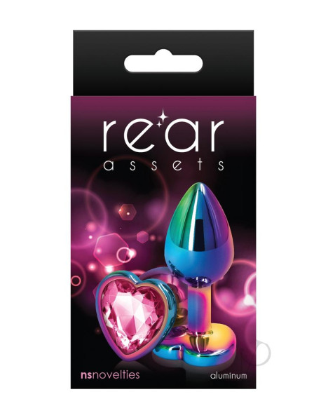 Rear Assets Multicolor Heart Small Pink