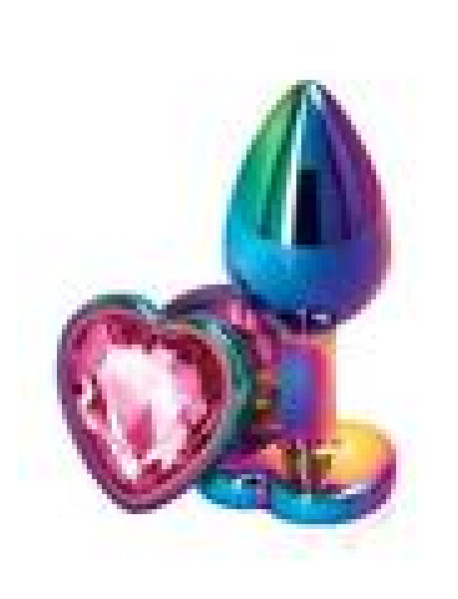 Rear Assets Multicolor Heart Small Pink
