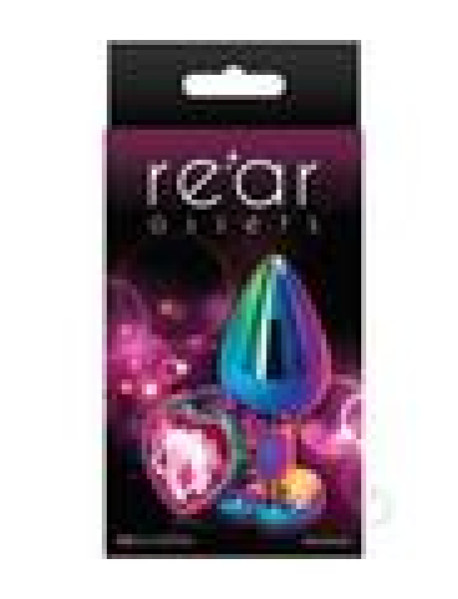 Rear Assets Multicolor Heart Med Pink