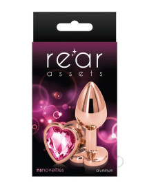 Rear Assets Rose Gold Heart Small Pink