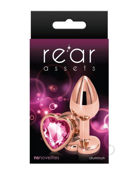 Rear Assets Rose Gold Heart Small Pink