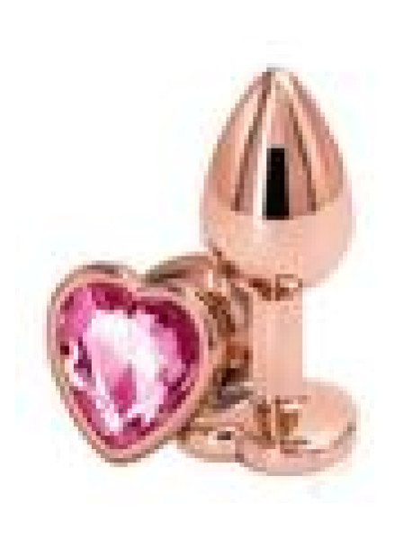 Rear Assets Rose Gold Heart Small Pink