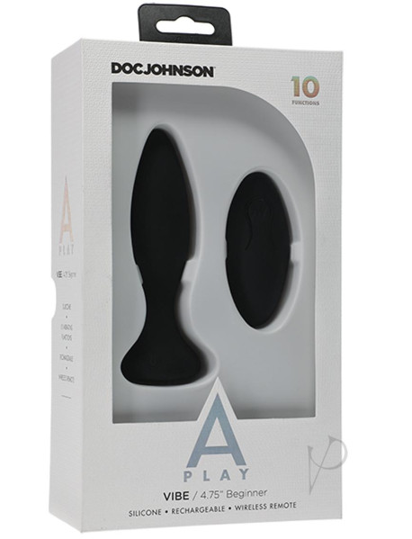 A-play Vibe Begin Plug W/remote Blk