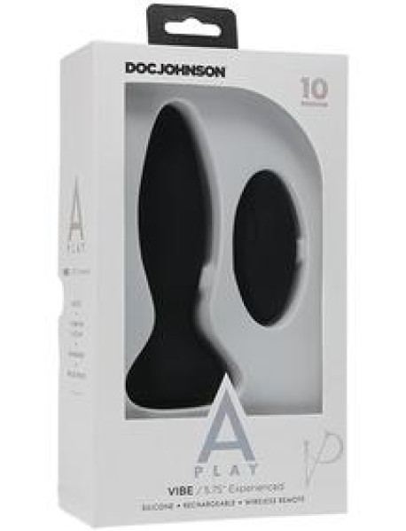 A-play Vibe Exper Plug W/rem Blk(spec)