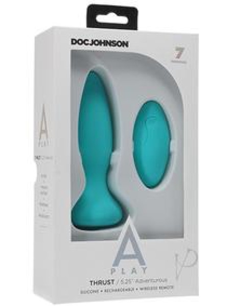A-play Thrust Advent Plug W/remote Teal