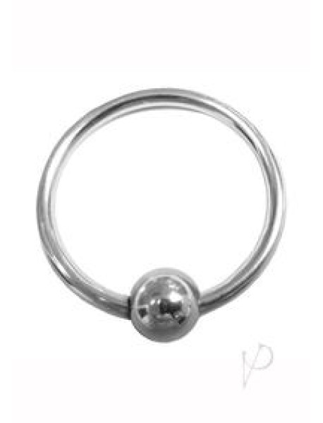 Rouge Stainless Steel Glans Ring W/ball