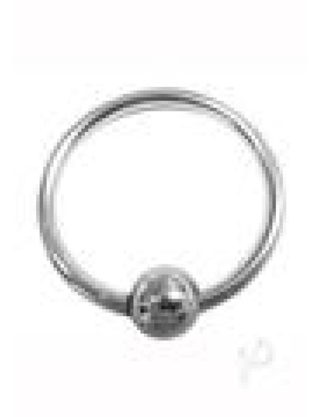 Rouge Stainless Steel Glans Ring W/ball