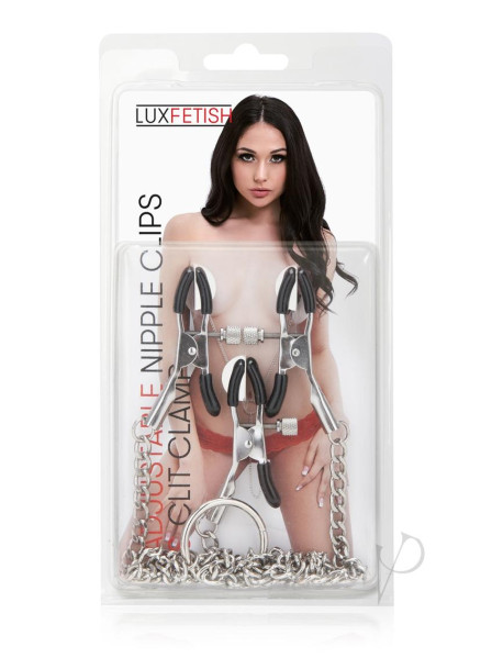 Lux F Adjustable Nipple and Clit Clamps