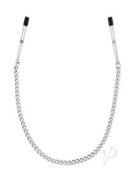 Lux F Adjust Tweezer Nipple Clip W/chain