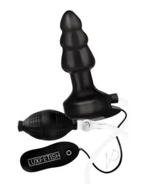 Lux F Inflate Vibe Plug W/suction 4