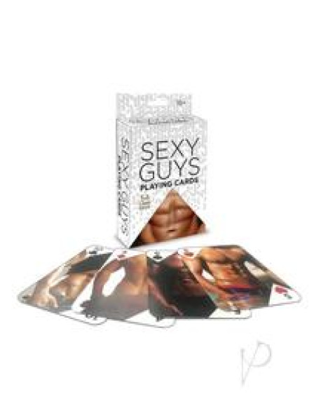 Sexy Guys Playing Cards