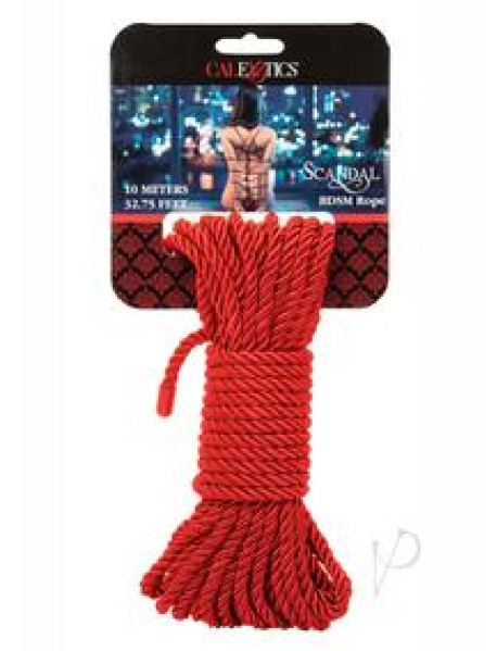 Scandal Bdsm Rope 10m Red