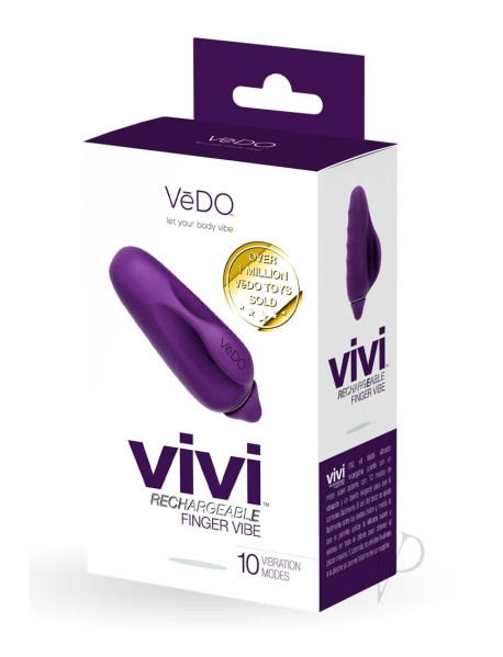 Vivi Rechargeable Finger Vibe Purple