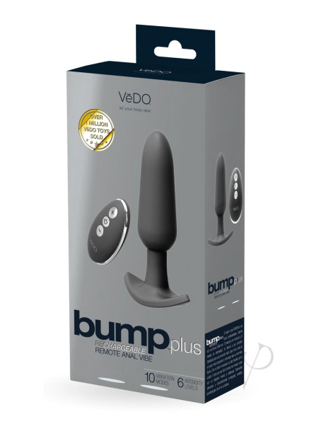 Bump Plus Remote Anal Vibe Black