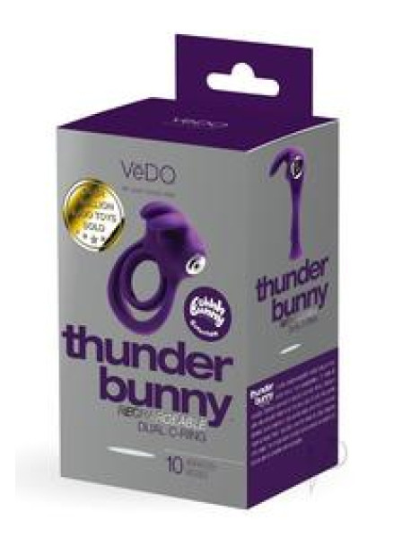 Thunder Bunny Recharge Dual Ring Purple Thunder Bunny Recharge Dual Ring Purple