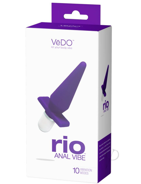 Rio Womens Anal Vibe Indigo