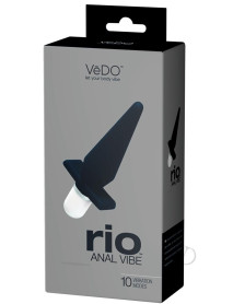 Rio Mens Anal Vibe Just Black