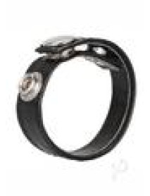 Black Leather Cock Ring