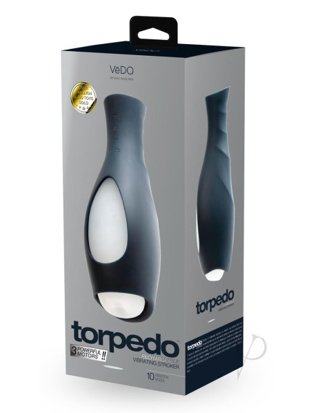 Torpedo Stroker Glow In The Dark Black