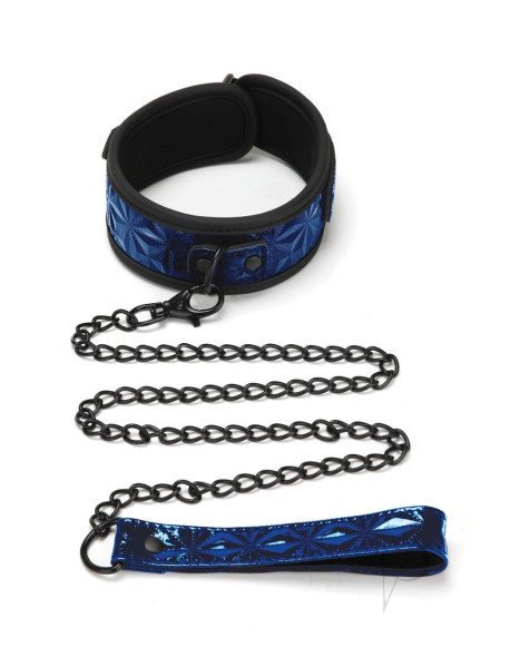 Whipsmart Diamond Collar And Leash Blue Whipsmart Diamond Collar And Leash Blue