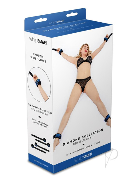 Whipsmart Diamond Bed Ties Blue