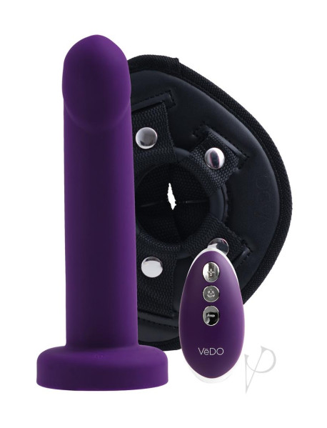 Strapped Recharge Vibe Strap On Purple