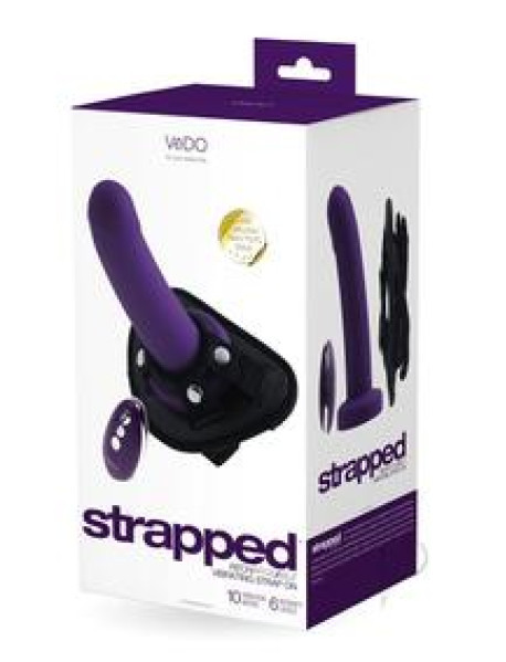 Strapped Recharge Vibe Strap On Purple