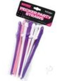 Bachelorette Party Pecker Straws 10pk