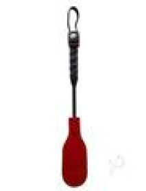 Mini Leather Oval Paddle Red
