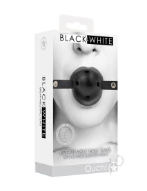 Ouch Breathable Ball Gag Black