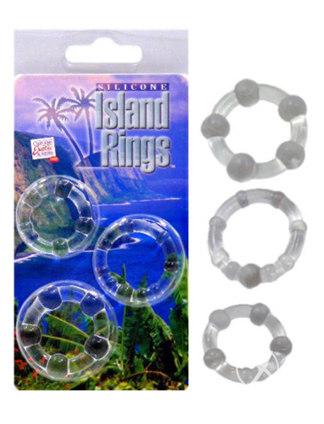 Silicone Island Rings-clear