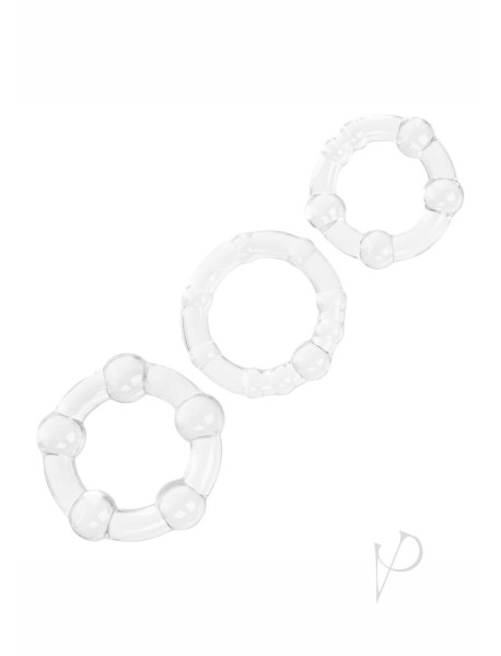 Silicone Island Rings-clear