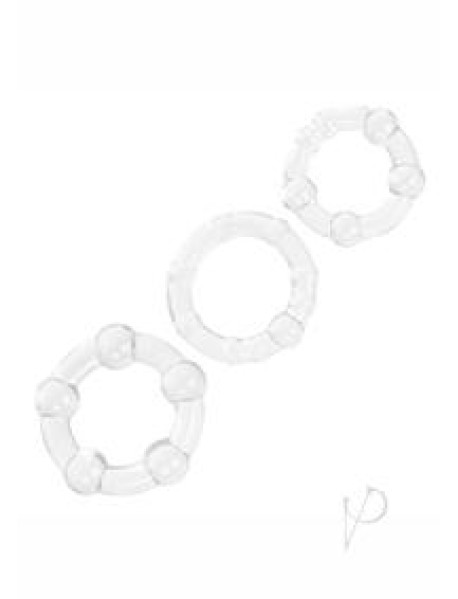 Silicone Island Rings-clear
