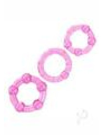 Silicone Island Rings-pink
