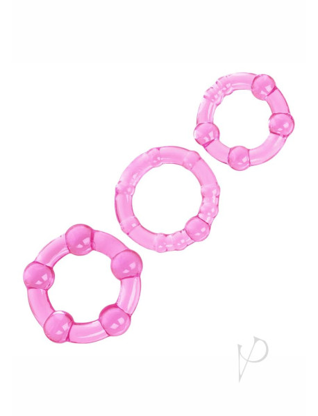 Silicone Island Rings-pink