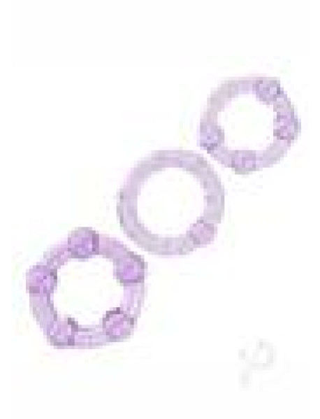 Silicone Island Rings-purple