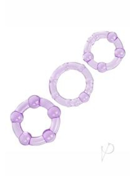 Silicone Island Rings-purple