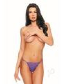 Secret Lace Gstring Panty Vibe Os Purple