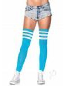 Athlete Thigh Hi 3 Stripe Os Blue
