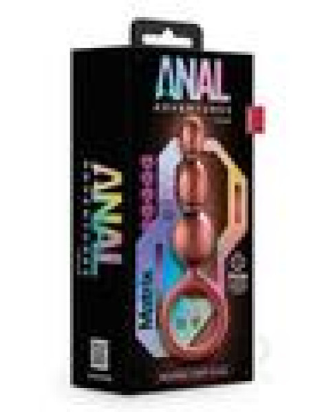 Anal Adv Matrix Beaded Loop Plug Copper Anal Adv Matrix Beaded Loop Plug Copper
