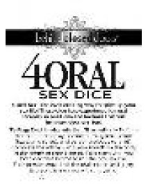 4 Oral Sex Dice