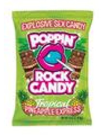 Popping Rock Candy Pineapple Exp 25/pk