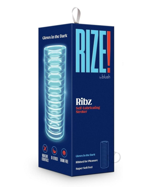 Rize Ribz Self Lube Stroker Clear