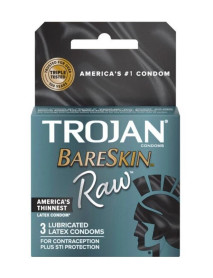 Trojan Bareskin Raw 3pk