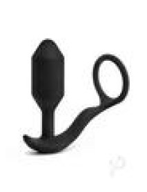 B-vibe Vibrate Snug Tug Md Black