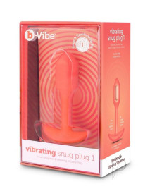 B-vibe Vibrate Snug Plug Sm Orange