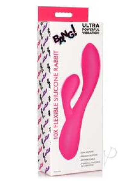 Bang Flexible Silicone Rabbit Pink Bang Flexible Silicone Rabbit Pink