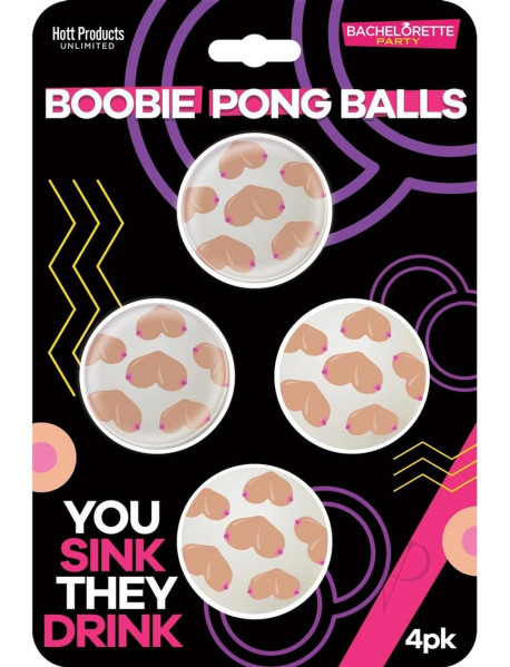 Boobie Beer Pong Balls 4pk