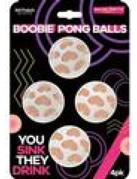 Boobie Beer Pong Balls 4pk