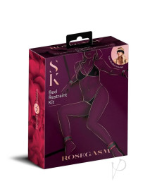 Sk Rosegasm Bed Restraint Kit Blindfold